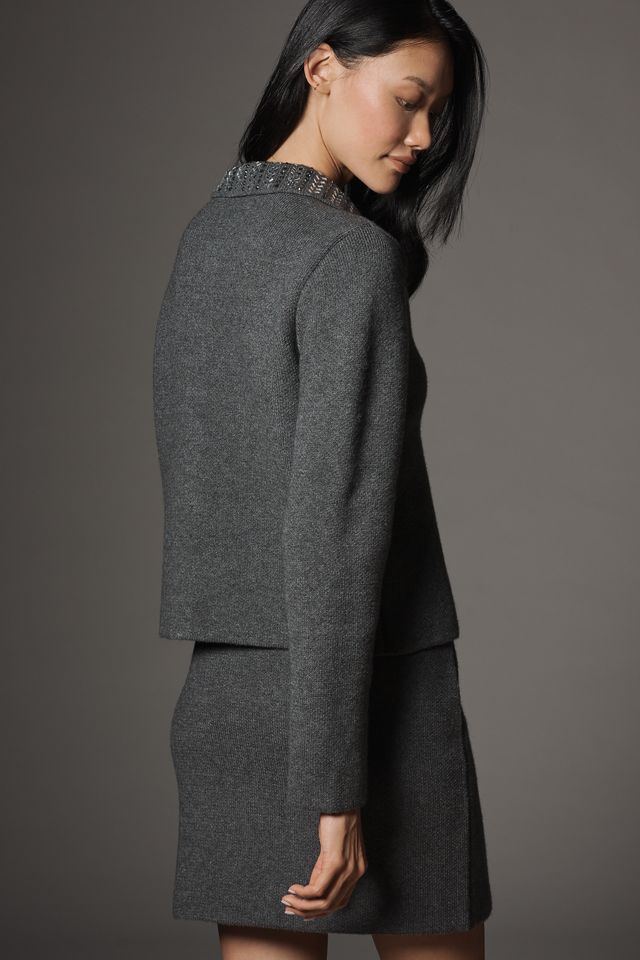Pilcro Embellished Collar Cardigan Sweater #3