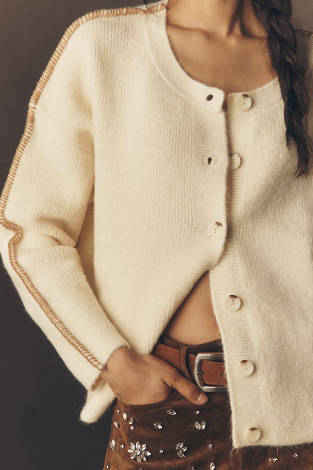 Pilcro Whipstitch Cardigan Sweater #3
