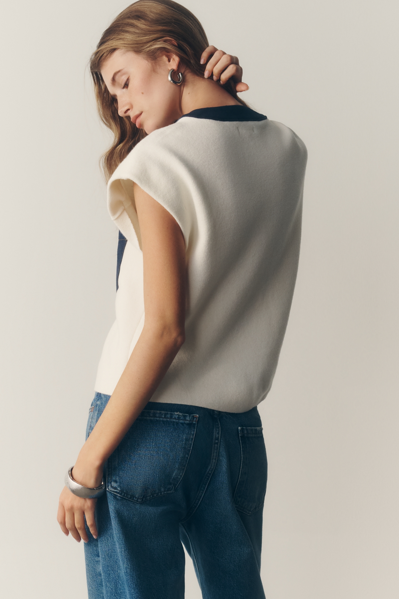 Pilcro Cardigan Sweater Vest