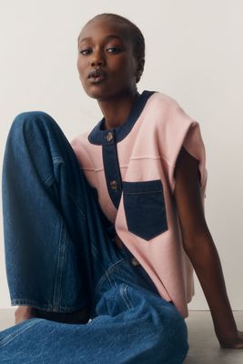 Pilcro Cardigan Sweater Vest