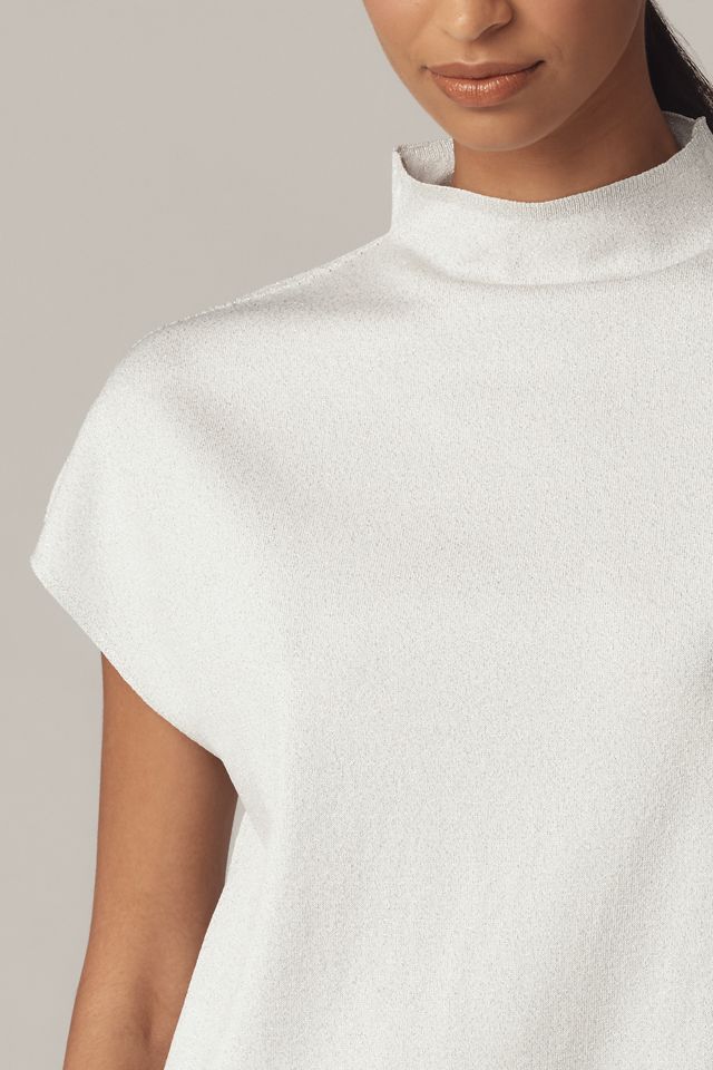 Pilcro Shine Mock-Neck Sweater #2