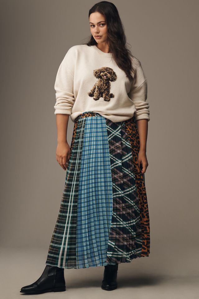 Maeve Crew-Neck Dog Icon Pullover Sweater #5