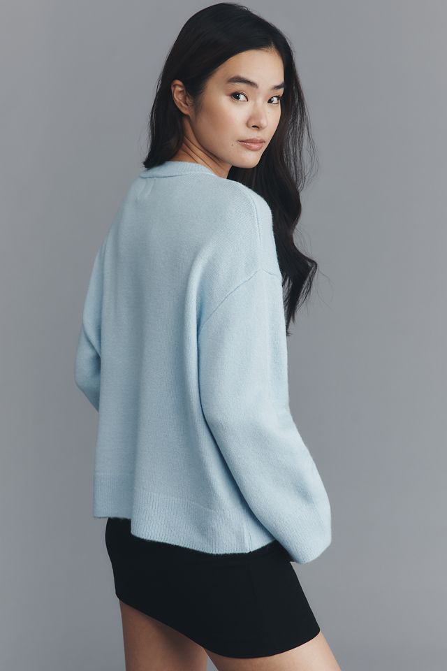 Maeve Crew-Neck Dog Icon Pullover Sweater #3