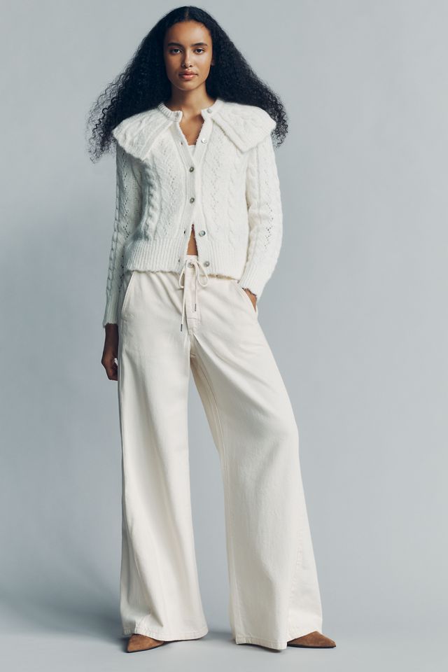By Anthropologie Cable-Knit Cape Cardigan #3