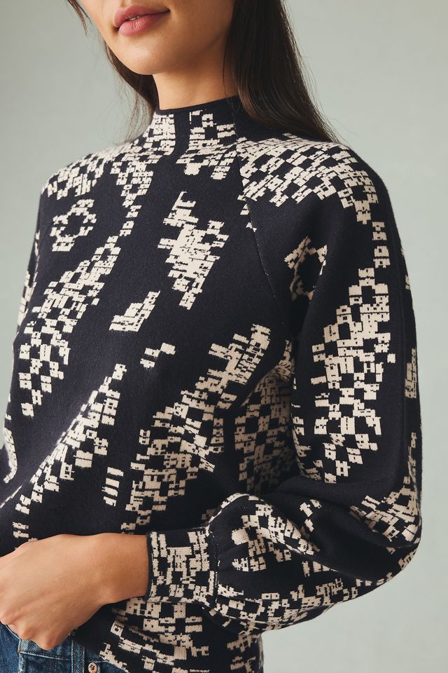 The Beatriz Mock-Neck Sweater #2