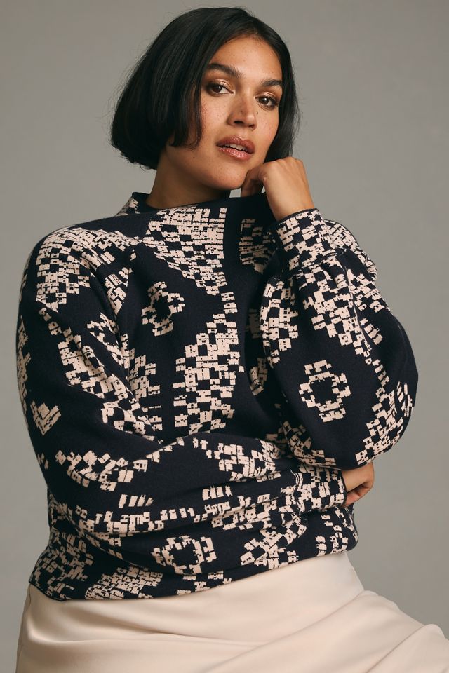 The Beatriz Mock-Neck Sweater #4