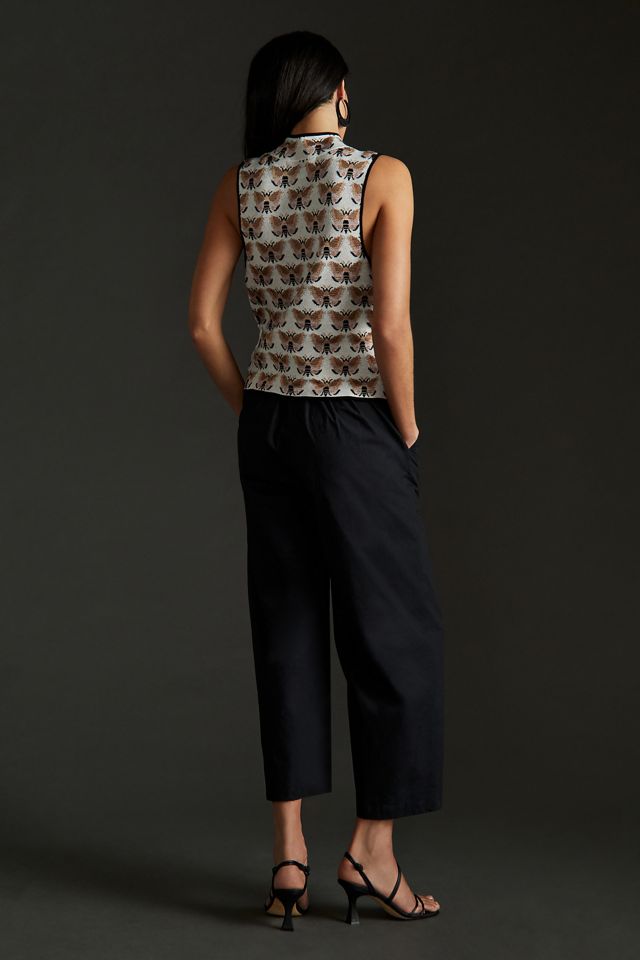 Sarah Gordon for Anthropologie Maria Mock Neck Sweater Tank #1