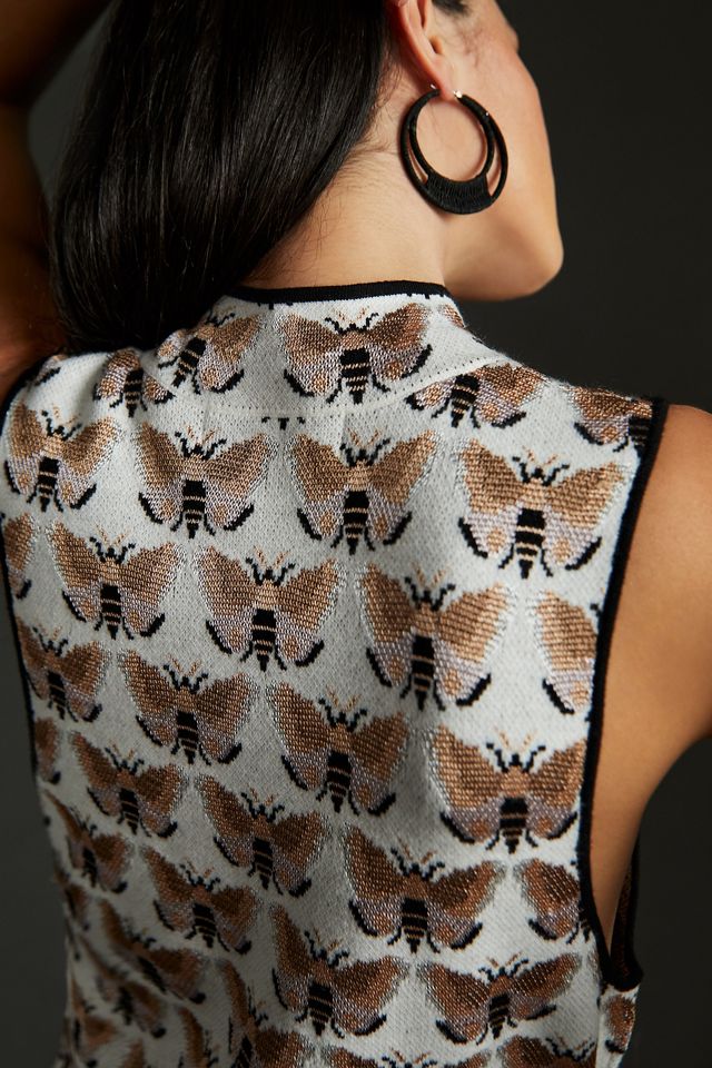 Sarah Gordon for Anthropologie Maria Mock Neck Sweater Tank #3