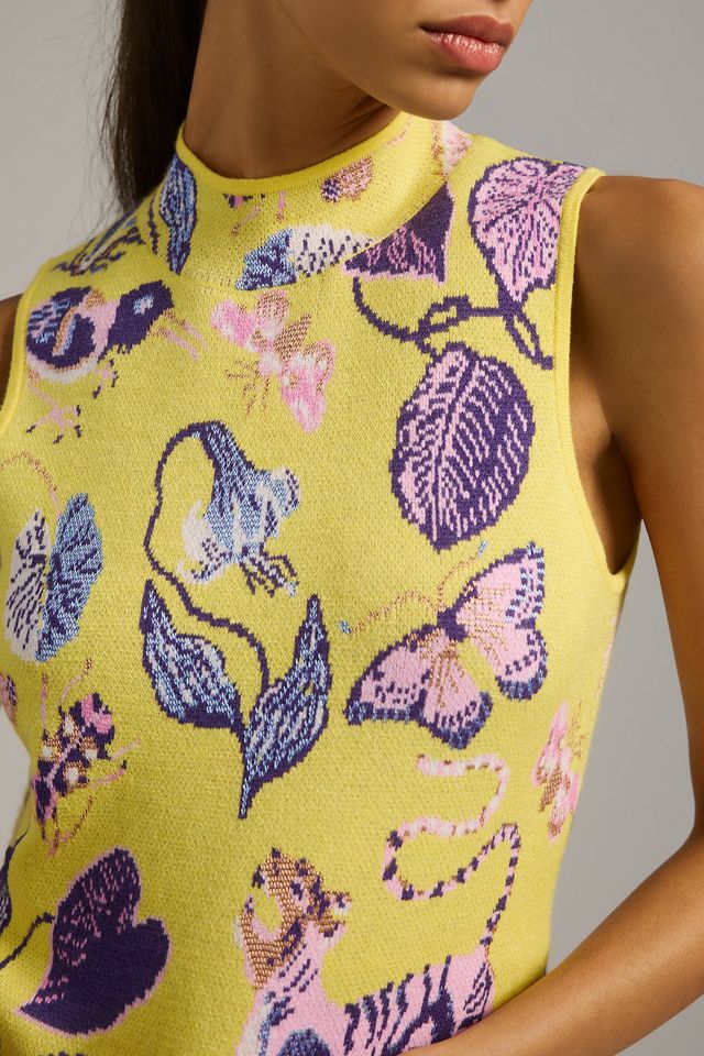 Sarah Gordon Mock-Neck Sweater Tank #2