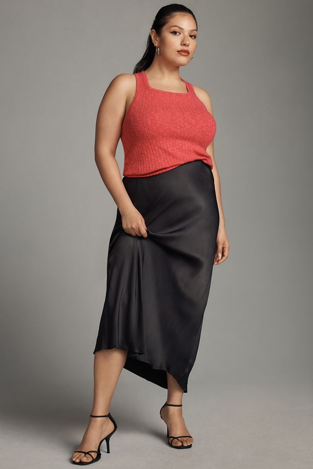 Pilcro Ribbed Square-Neck Sweater Tank #6