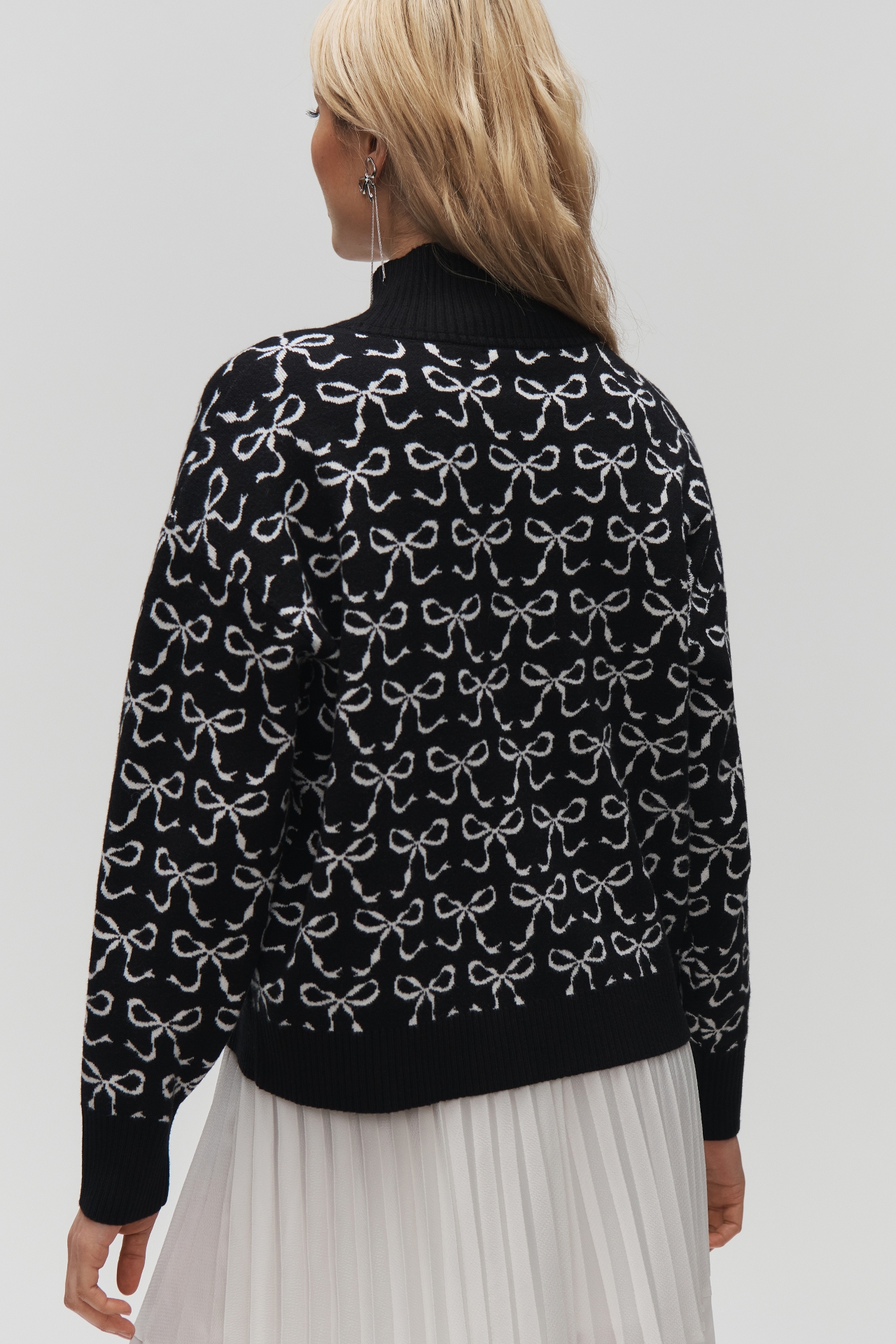 The Montana Mock-Neck Half-Zip Sweater by Maeve