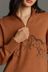 The Montana Mock-Neck Half-Zip Sweater by Maeve