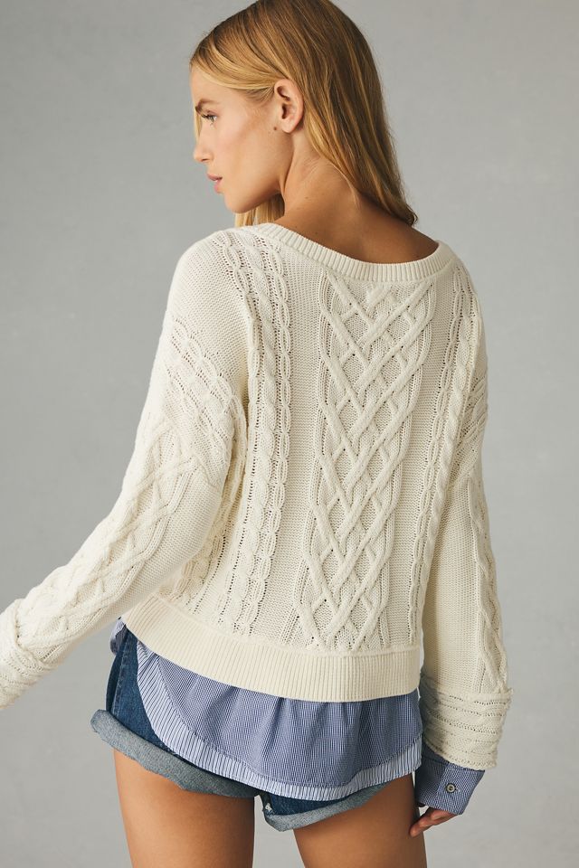 Pilcro Prep Twofer Sweater #1