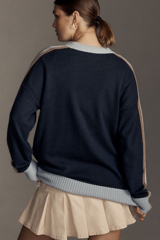 Maeve C'est Bon Graphic Tunic Sweater #1