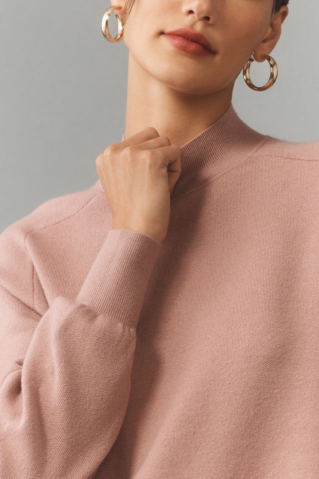 Maeve Crew-Neck Side Slit Tunic Sweater #2