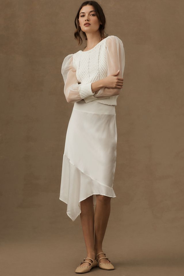 Maeve Cable Twofer Sweater Vest #2