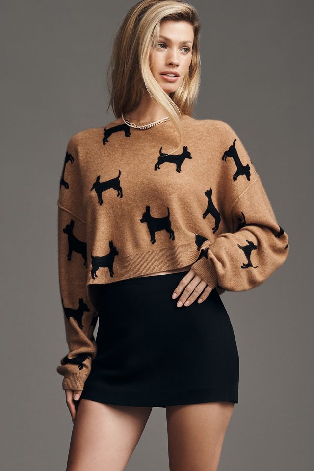 The Alani Cashmere Sweater by Pilcro: Crop Crew-Neck Edition #3