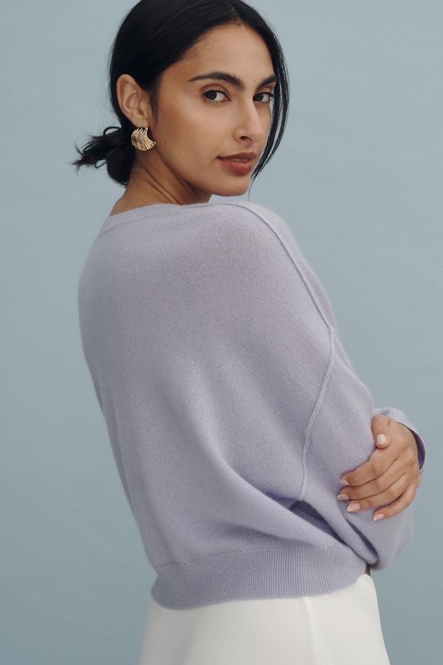 The Alani Cashmere Sweater by Pilcro: Crop Crew-Neck Edition #1