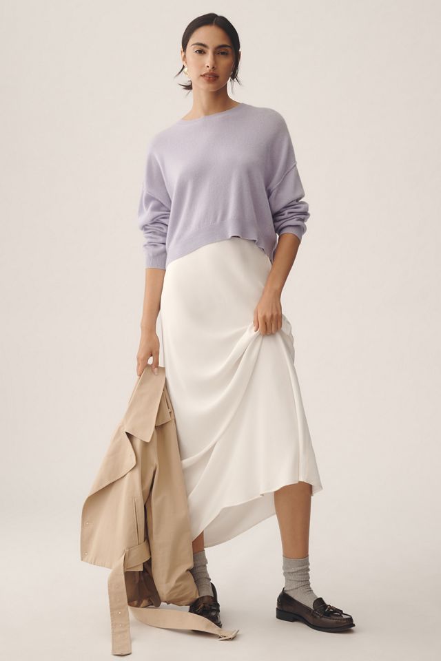 The Alani Cashmere Sweater by Pilcro: Crop Crew-Neck Edition #2