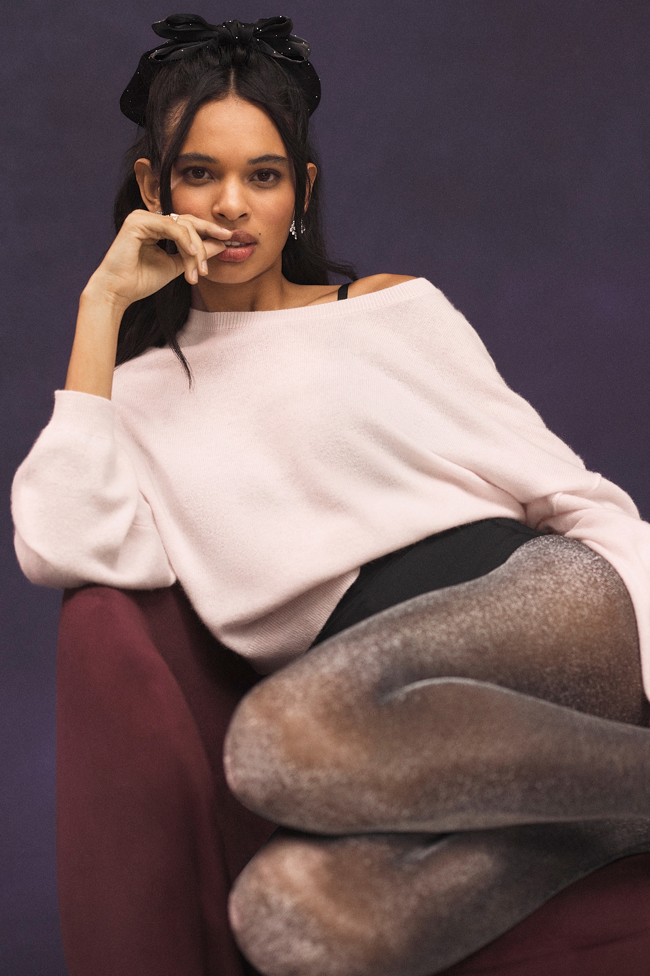 The Alani Cashmere Sweater by Pilcro: Cropped Crew-Neck Edition