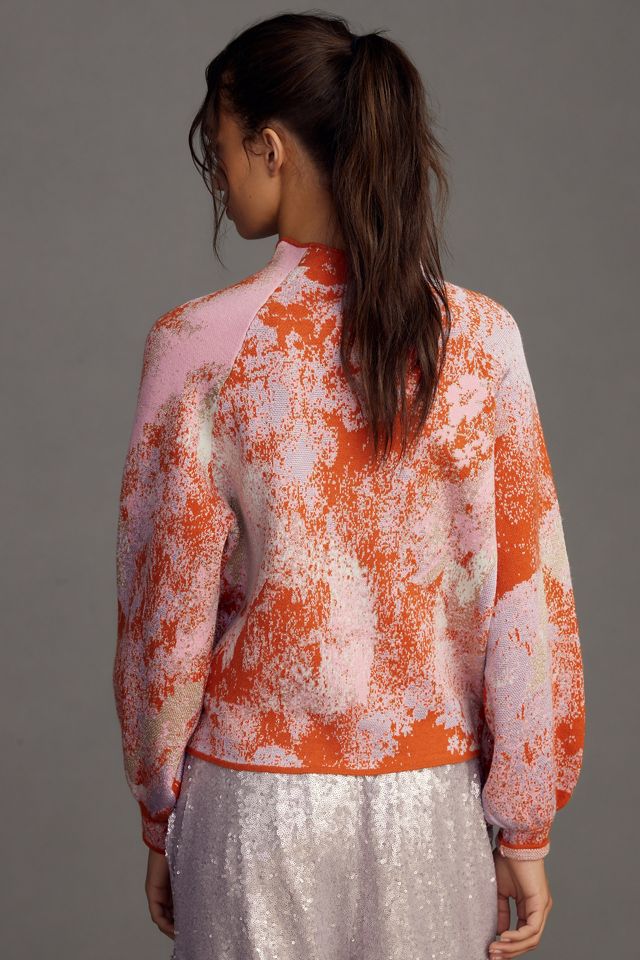 The Beatriz Mock-Neck Sweater: Lurex Edition #1