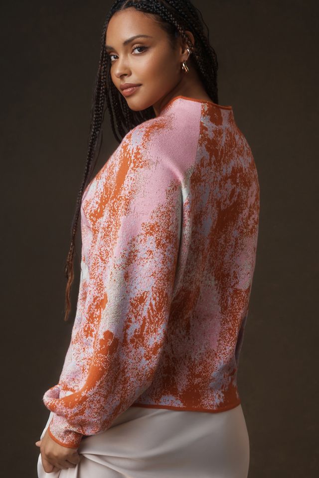 The Beatriz Mock-Neck Sweater: Lurex Edition #5