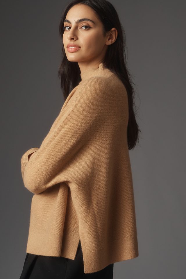 The Shea Oversized Boxy Cashmere Sweater by Maeve #3