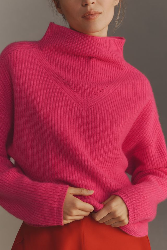 The Enza Ribbed Cashmere Jumper: Cropped Long-Sleeve Edition #3