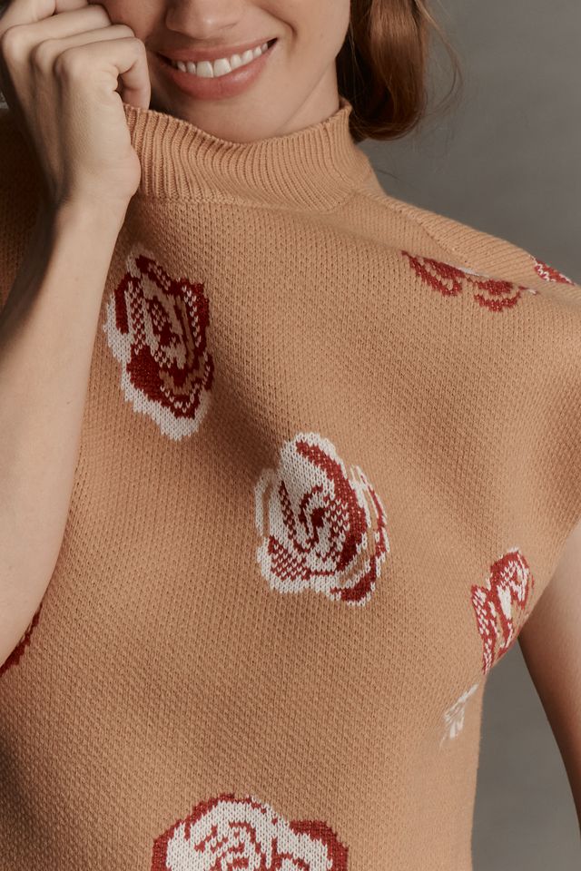 Maeve Cap-Sleeve Sweater Vest #1