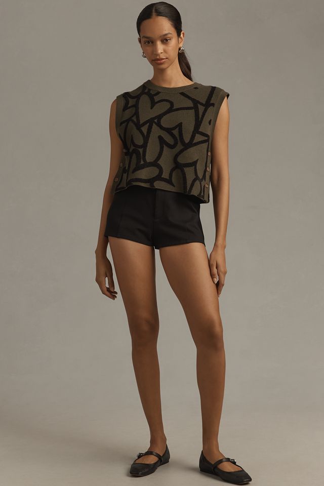 Maeve Open-Side Heart Sweater Vest #2
