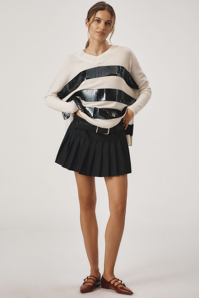 Maeve Cashmere Sequin Sweater #3