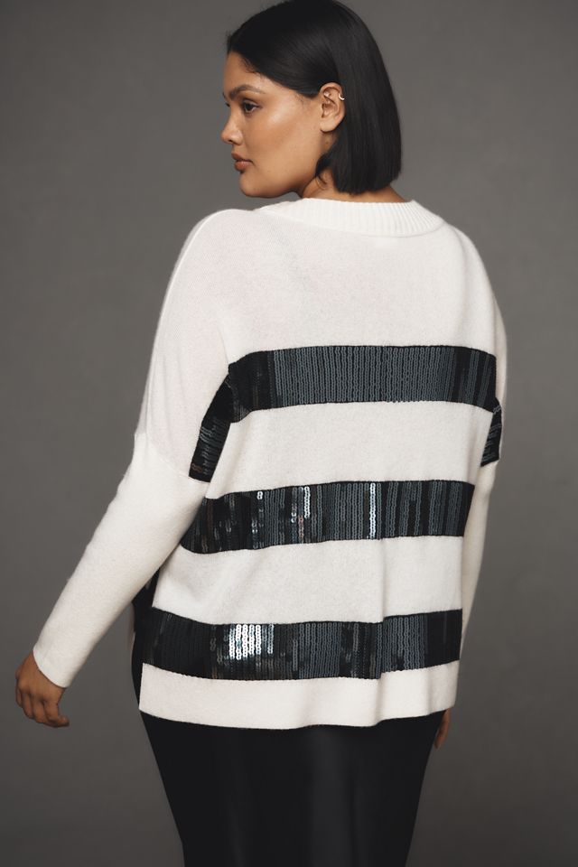 Maeve Cashmere Sequin Sweater #5