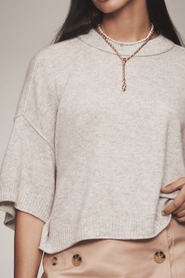 The Goldie Crew-Neck Cashmere Sweater