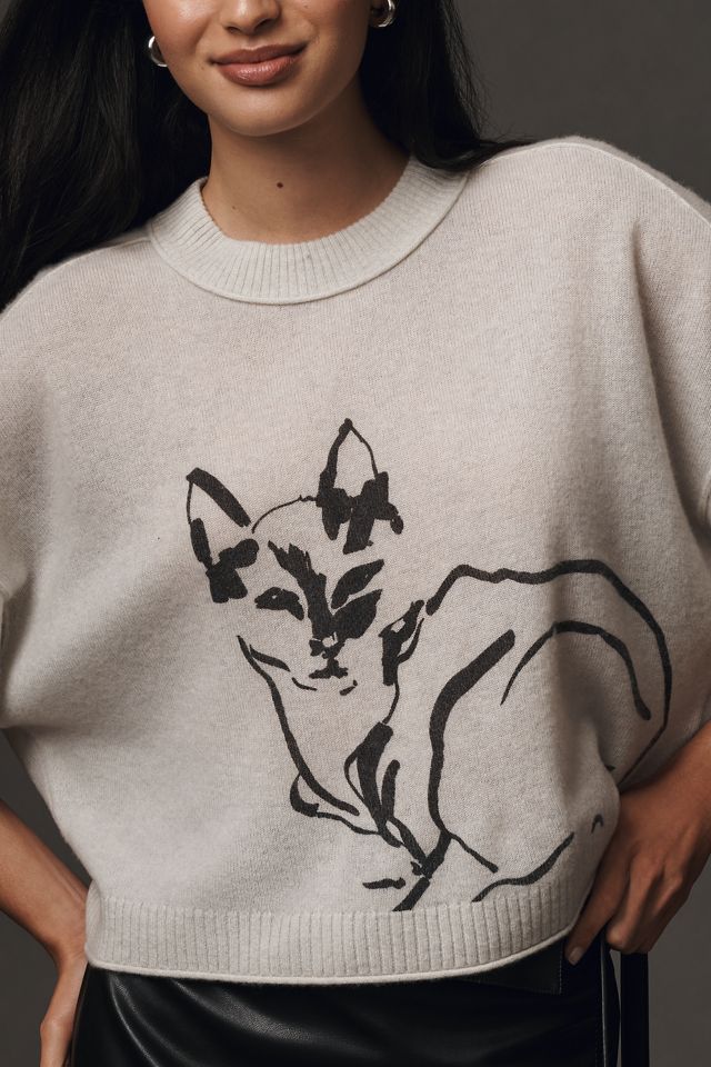 The Goldie Crew-Neck Cashmere Sweater #4