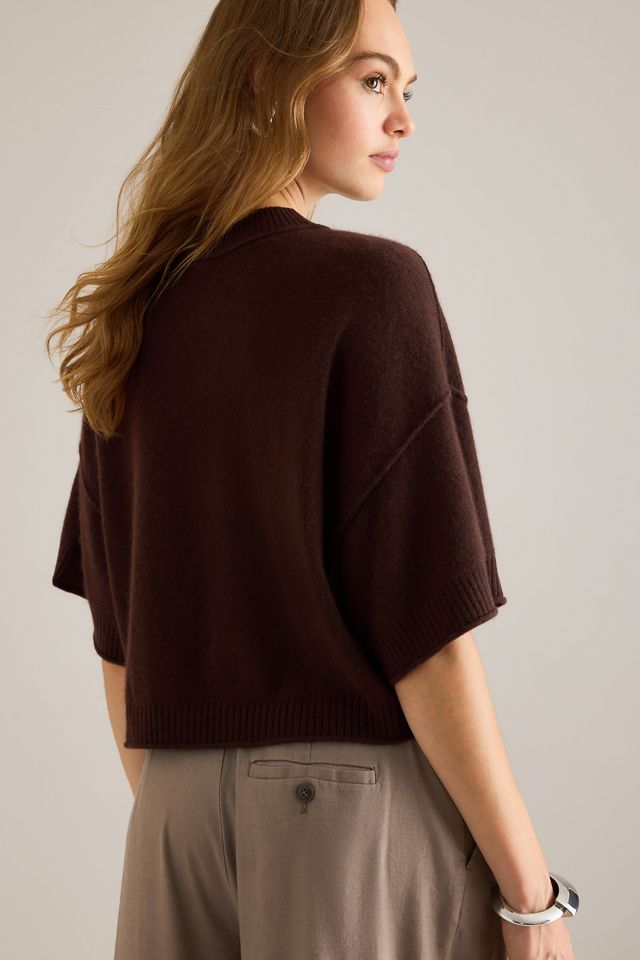 El Suéter de Cachemir con Cuello Redondo Goldie #4