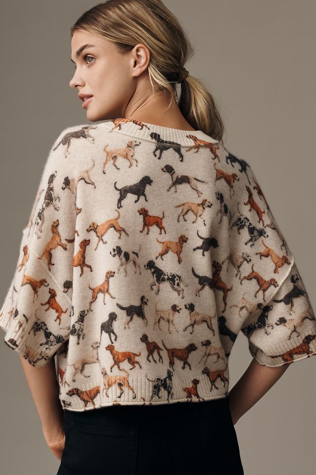 By Anthropologie Crew-Neck Cashmere Sweater