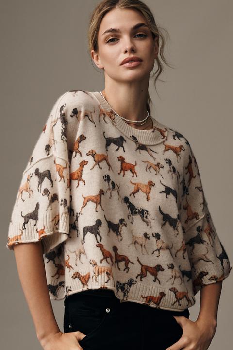 The Goldie Crew-Neck Cashmere Sweater