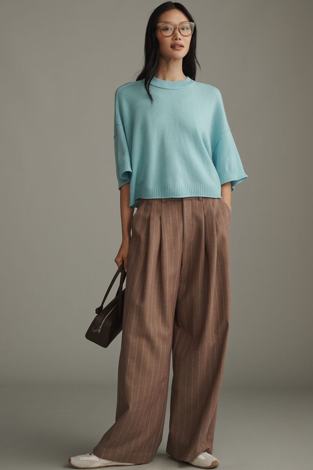 By Anthropologie Crew-Neck Cashmere Sweater