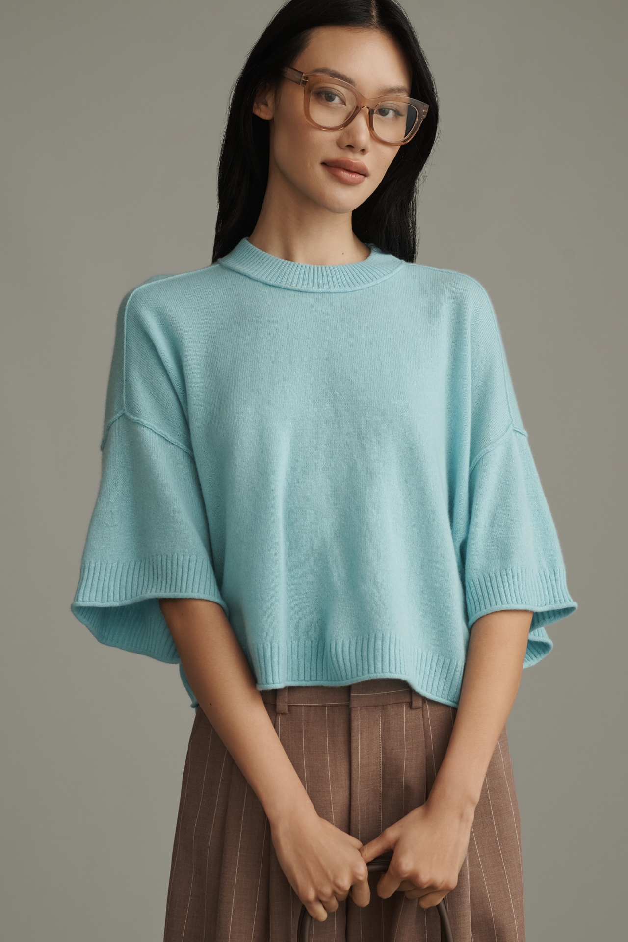 The Goldie Crew-Neck Cashmere Sweater