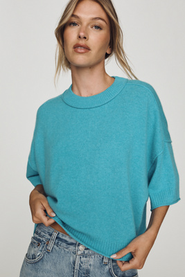 By Anthropologie Crew-Neck Cashmere Sweater