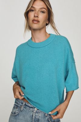 Goldie Crew-Neck Cashmere Sweater