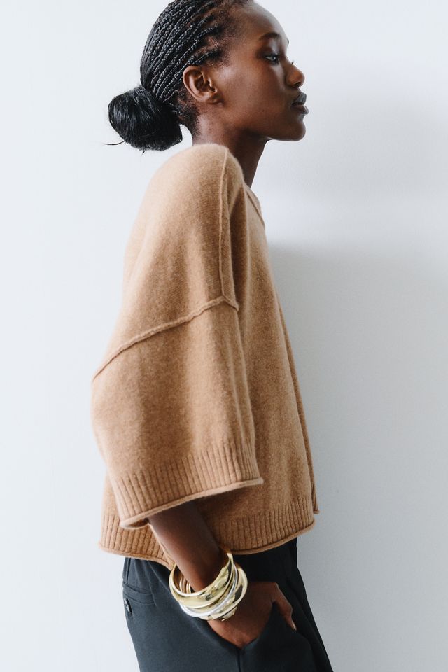 By Anthropologie Goldie 100% Cashmere Sweater #1