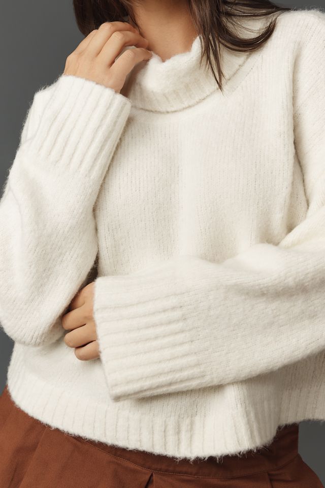 The Lennon Wide-Sleeve Turtleneck Sweater by Pilcro #7
