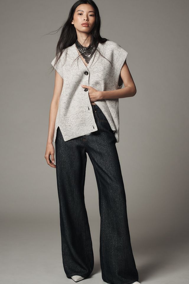 By Anthropologie Button-Front Sweater Vest  #2