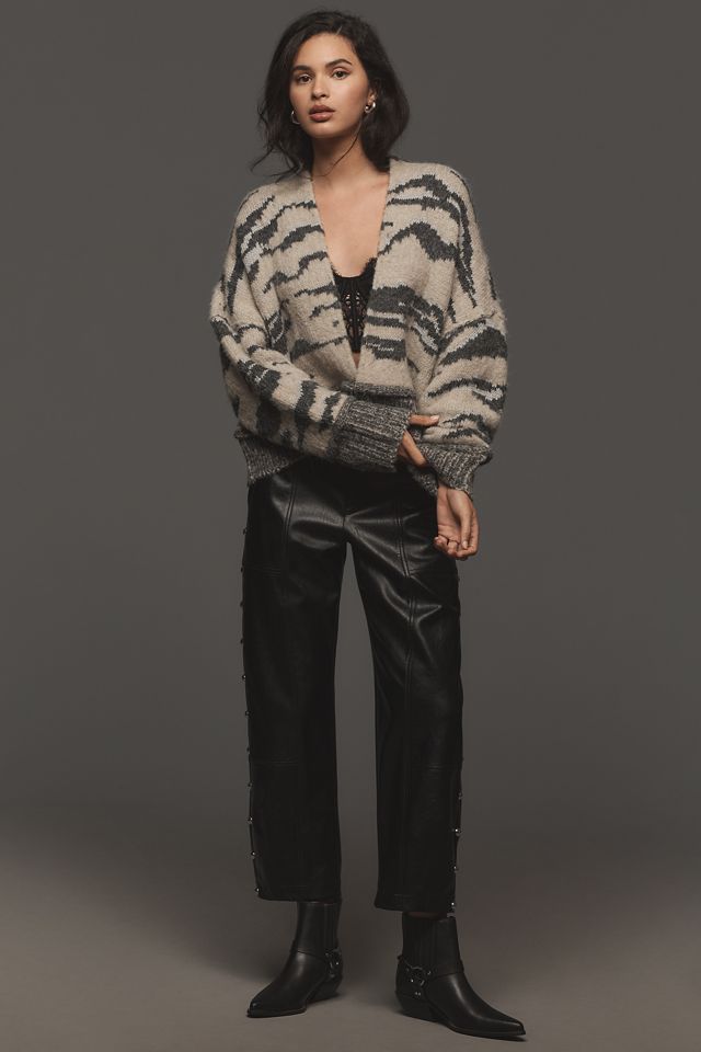 Pilcro Animal-Print Cardigan Sweater #3