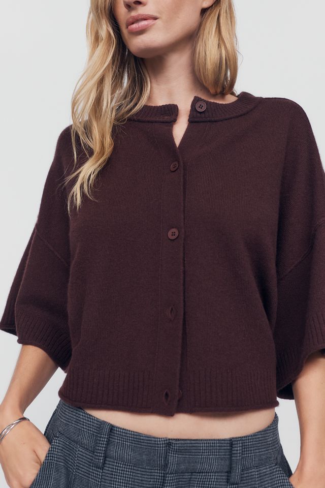 By Anthropologie Goldie 100% Cashmere Cardigan Sweater #3