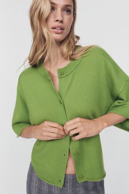 By Anthropologie Goldie 100% Cashmere Cardigan
