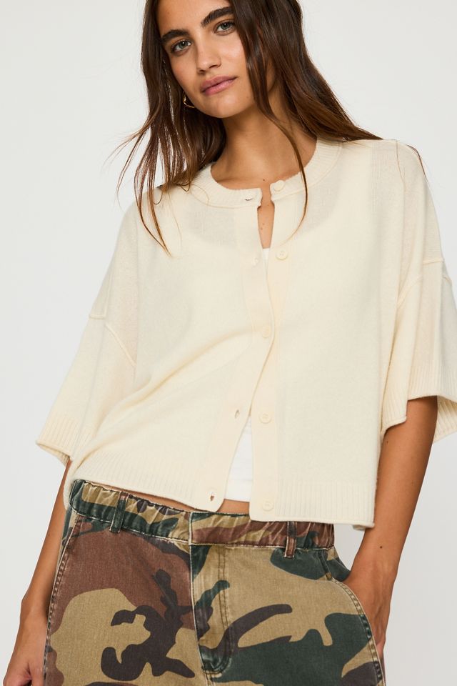 The Goldie Crew-Neck Cashmere Jumper: Cardigan Edition #4
