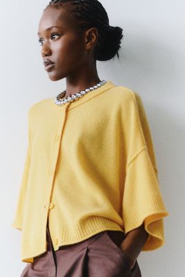 By Anthropologie Goldie 100% Cashmere Cardigan