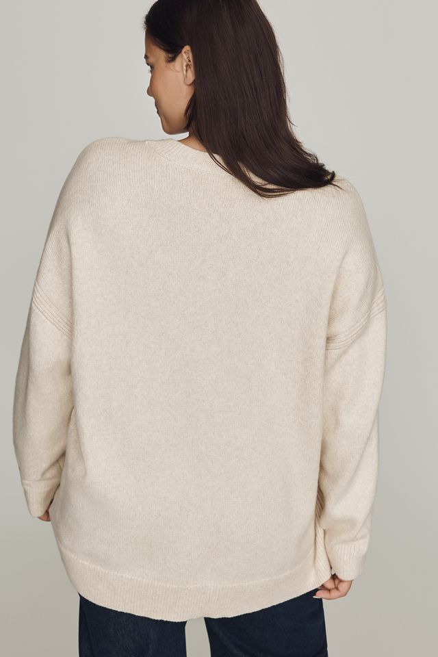 Maeve Oversized Graphic Crew-Neck Sweater #8